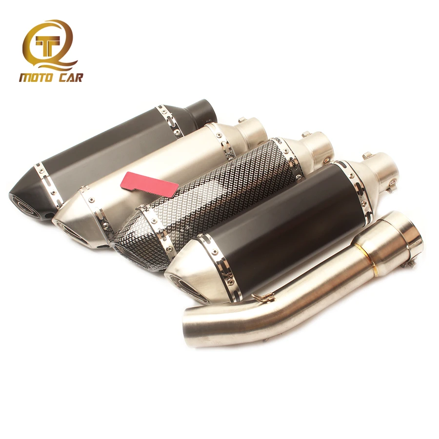 Motorcycle Exhaust Connect Middle Tube Pipe Muffler Escapamento DB Killer Escape for Yamaha Fz1 FZ1000 FZ1N Full Exhaust System
Motorcycle Exhaust Connect Middle Tube Pipe Muffler Escapamento DB Killer Escape for Yamaha Fz1 FZ1000 FZ1N Full Exhaust System