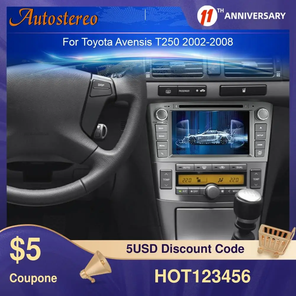 Автомобильный DVD-плеер, Android 10,0, 4 Гб + 64 ГБ, для Toyota Avensis 2002-2008, T250, GPS-навигация, мультимедийное радио, магнитофон, головное устройство
Автомобильный DVD-плеер, Android 10,0, 4 Гб + 64 ГБ, для Toyota Avensis 2002-2008, T250, GPS-навигация, мультимедийное радио, магнитофон, головное устройство