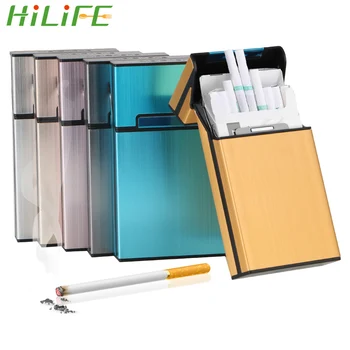 HILIFE Aluminum Smoking Cigarette Case Gift Box Personality Cigarette Cigar Case Pocket Container Tobacco Storage Holder
HILIFE Aluminum Smoking Cigarette Case Gift Box Personality Cigarette Cigar Case Pocket Container Tobacco Storage Holder