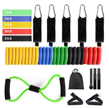 17Pcs Elastici A Resistenza Set di Espansione Tubi di Gomma Della Fascia di Stirata di Formazione Terapia Casa Palestre di Allen
17Pcs Elastici A Resistenza Set di Espansione Tubi di Gomma Della Fascia di Stirata di Formazione Terapia Casa Palestre di Allen