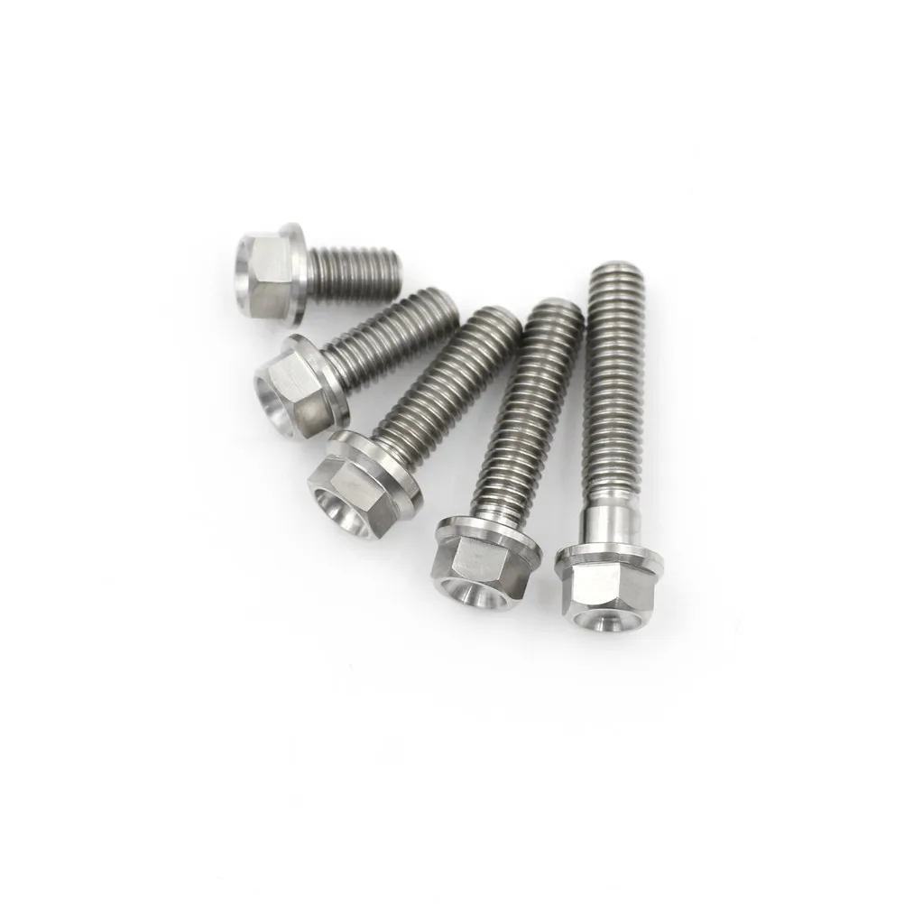 M6 Stainless Steel Hex Flange Screws Cap Washer Head Bolts Titanium Socket Flange Bolt Cap Screw
M6 Stainless Steel Hex Flange Screws Cap Washer Head Bolts Titanium Socket Flange Bolt Cap Screw