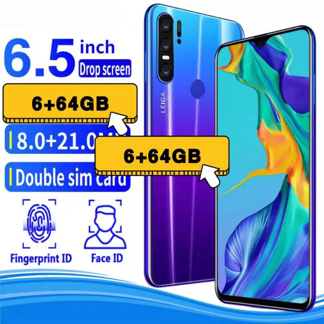 Smartphone with P39 large screen 6.5 inches. 6+64GB, full Netcom 4G Android system
Smartphone with P39 large screen 6.5 inches. 6+64GB, full Netcom 4G Android system