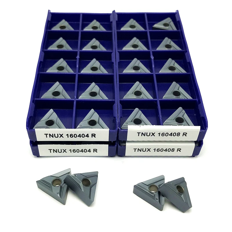 TNUX160404R TNUX160408R LT10 Cutting tool Carbide Inserts External Turning Tool Metal Lathe Tools High Quality turning insert 
TNUX160404R TNUX160408R LT10 Cutting tool Carbide Inserts External Turning Tool Metal Lathe Tools High Quality turning insert