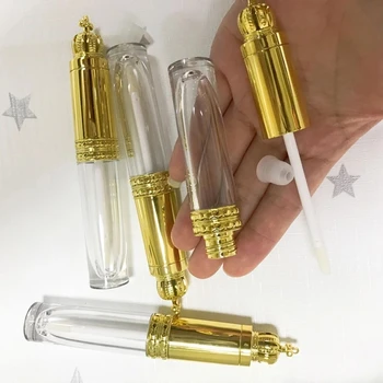 Luxury Gold Crown Empty Lip Gloss Tube Clear Lip Gloss Tubes Lipgloss Refillable Bottles Containers Plastic Lip Gloss Packaging
Luxury Gold Crown Empty Lip Gloss Tube Clear Lip Gloss Tubes Lipgloss Refillable Bottles Containers Plastic Lip Gloss Packaging