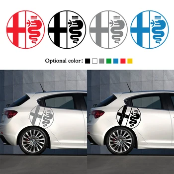 2Pcs Car Side Door Stickers Auto Vinyl Film Decals For Alfa Romeo MiTo Giulia Giulietta 147 156 159 166 Car Sticker Accessories 
2Pcs Car Side Door Stickers Auto Vinyl Film Decals For Alfa Romeo MiTo Giulia Giulietta 147 156 159 166 Car Sticker Accessories