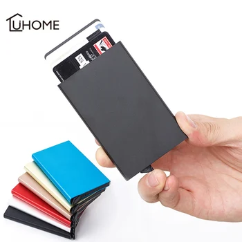 Creative Automatic Slide Aluminum ID Cash Card Holder Business RFID Blocking Wallet Credit Card Protector Case Purse Custom Logo
Creative Automatic Slide Aluminum ID Cash Card Holder Business RFID Blocking Wallet Credit Card Protector Case Purse Custom Logo