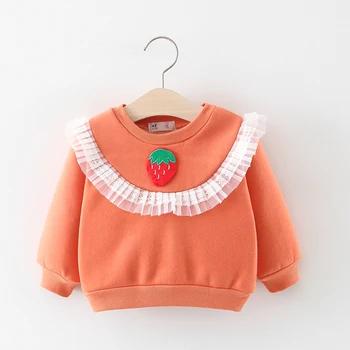 Baby Girl Tops Cotton Strawberry Hoodies Sweatshirt Girls Clothing Autumn Winter Plus Velvet Thicker Toddler Infant T-Shirt
Baby Girl Tops Cotton Strawberry Hoodies Sweatshirt Girls Clothing Autumn Winter Plus Velvet Thicker Toddler Infant T-Shirt