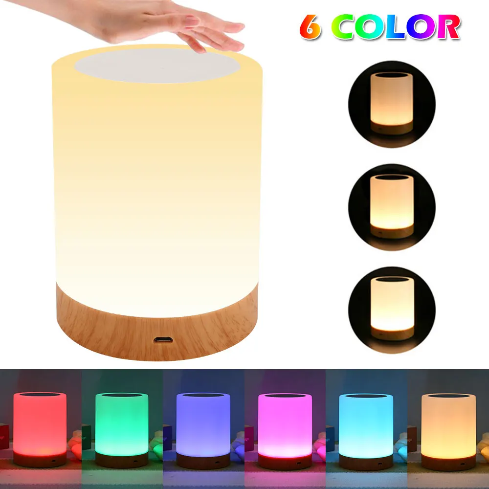 Creative LED Desktop Light Dimmable Bedside Lamp 5V 5W USB Charging Touch Light Colorful Mode Children's Night Light for Room
Creative LED Desktop Light Dimmable Bedside Lamp 5V 5W USB Charging Touch Light Colorful Mode Children's Night Light for Room