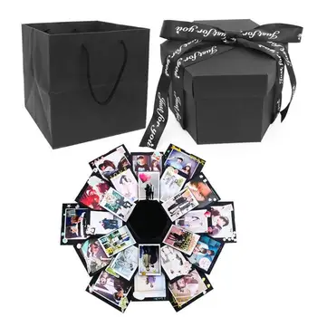 Hexagon Surprise Explosion Box Valentine's Day Gift DIY Handmade Scrapbook Photo Album Wedding Gift Box for Christmas
Hexagon Surprise Explosion Box Valentine's Day Gift DIY Handmade Scrapbook Photo Album Wedding Gift Box for Christmas