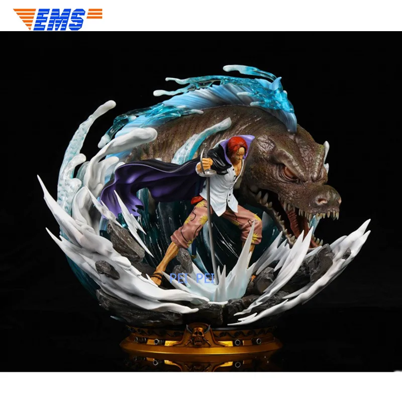 15" ONE PIECE Anime Statue Shanks Red Hair Pirates GK Full-Length Portrait Resin Action Figure Collectible Model Toy BOX Q1005
15" ONE PIECE Anime Statue Shanks Red Hair Pirates GK Full-Length Portrait Resin Action Figure Collectible Model Toy BOX Q1005