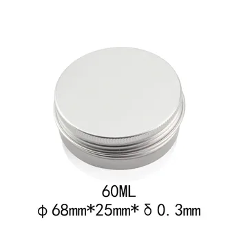 50pcs 60g Empty Aluminum Jars, 60ml Refillable Cosmetic Bottle Ointment Cream Sample Packaging Containers Screw Cap
50pcs 60g Empty Aluminum Jars, 60ml Refillable Cosmetic Bottle Ointment Cream Sample Packaging Containers Screw Cap