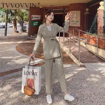 Suit TVVOVVIN 2019Autumn England Style Turn-down Collar Long Sleeve Grace Temperament All-match Waist Concise Solid Color ZX269
Suit TVVOVVIN 2019Autumn England Style Turn-down Collar Long Sleeve Grace Temperament All-match Waist Concise Solid Color ZX269