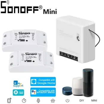 SONOFF Basic And Mini Wifi Smart Switch For Alexa Google Home Timer Wireless Vioce Remote Switch Smart Home Automation Modul
SONOFF Basic And Mini Wifi Smart Switch For Alexa Google Home Timer Wireless Vioce Remote Switch Smart Home Automation Modul