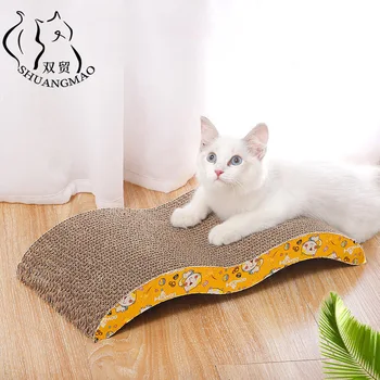 SHUANGMAO Deluxe 3 Shape Pet Cat Toys Scratch Board Sofa Design Organic Catnip Kitten Corrugated Paper Pad Cats Nail Scraper Mat
SHUANGMAO Deluxe 3 Shape Pet Cat Toys Scratch Board Sofa Design Organic Catnip Kitten Corrugated Paper Pad Cats Nail Scraper Mat