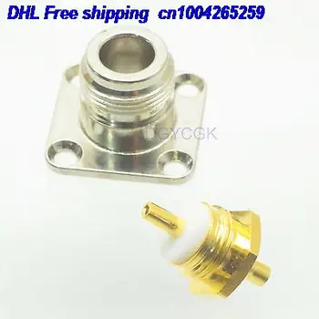 DHL 100pcs N female jack 4-holes Flange semi-rigid RG405 0.086" straight F connector 22ds
DHL 100pcs N female jack 4-holes Flange semi-rigid RG405 0.086" straight F connector 22ds