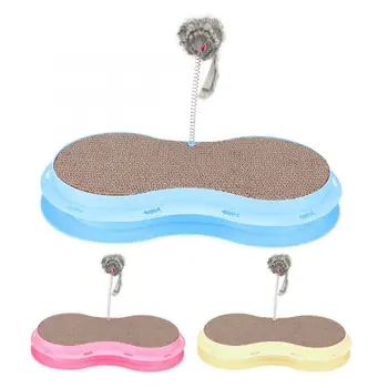 Cat Scratcher Pet Cat Kitten Corrugated Paper Scratching Board Pad Scratcher Toy with Catnip Bell Ball Interactive Toy For Cat
Cat Scratcher Pet Cat Kitten Corrugated Paper Scratching Board Pad Scratcher Toy with Catnip Bell Ball Interactive Toy For Cat