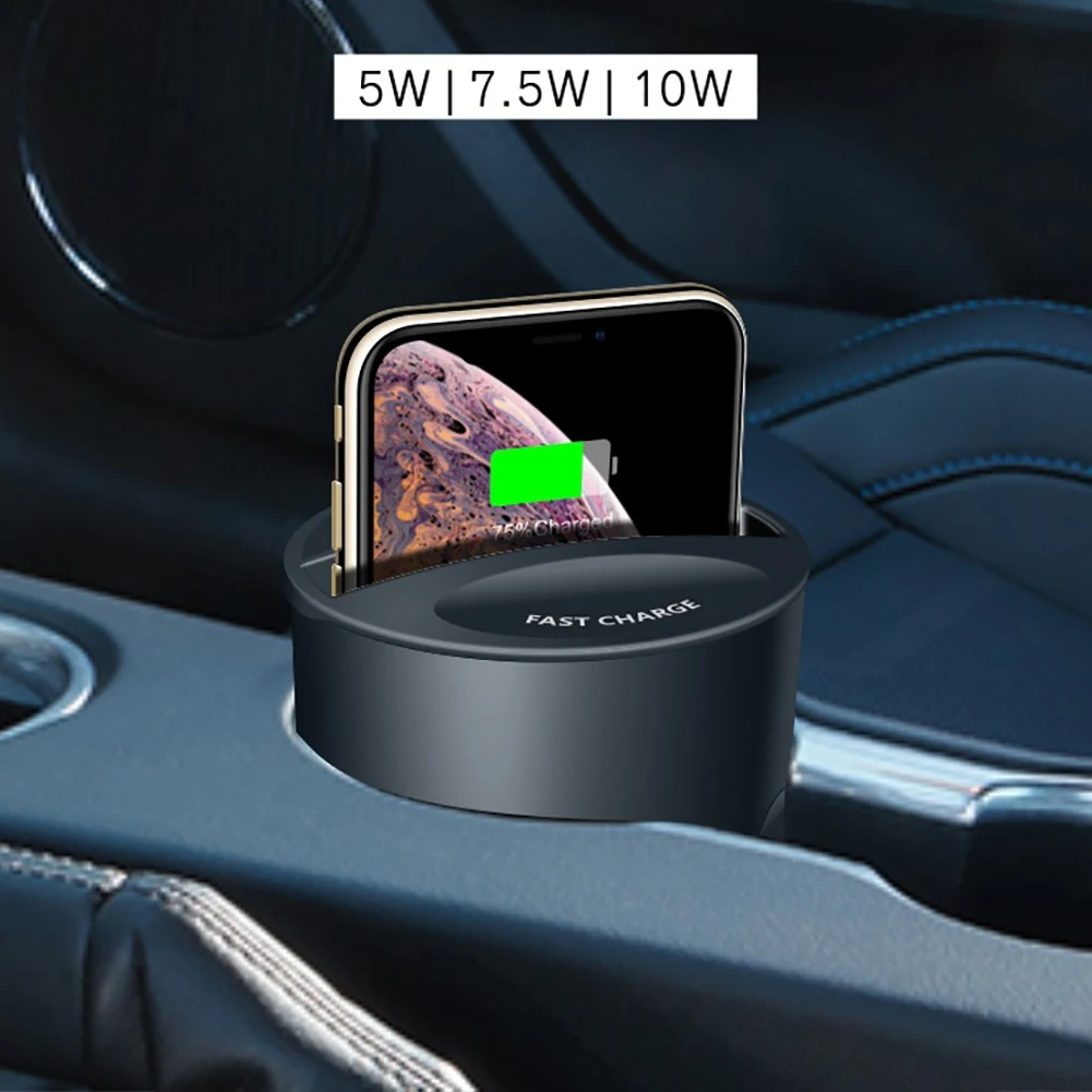 3 in 1 Car Wireless Charger 10W Fast Charging Wireless Charger Cup Holder Fast Wireless Charger with USB for iPhone Smart Phone
3 in 1 Car Wireless Charger 10W Fast Charging Wireless Charger Cup Holder Fast Wireless Charger with USB for iPhone Smart Phone