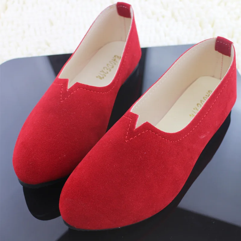 2019 Spring Korean-style Candy-Colored Flat Heel WOMEN'S Suede Shoes Fashion Grandma Shoes Large Size WOMEN'S Shoes Flat 43 Yard 
2019 Spring Korean-style Candy-Colored Flat Heel WOMEN'S Suede Shoes Fashion Grandma Shoes Large Size WOMEN'S Shoes Flat 43 Yard