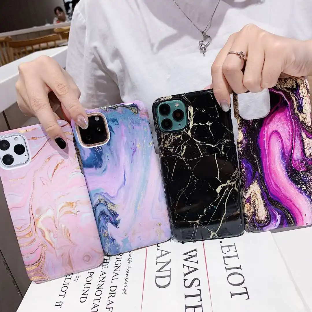 Marble Phone Case for IPhone 8 6 7 6s Plus 10 11 11Pro X XS XR 11ProMAX SE2020 PC + UV Watercolor Varnish Matte Rimless case
Marble Phone Case for IPhone 8 6 7 6s Plus 10 11 11Pro X XS XR 11ProMAX SE2020 PC + UV Watercolor Varnish Matte Rimless case