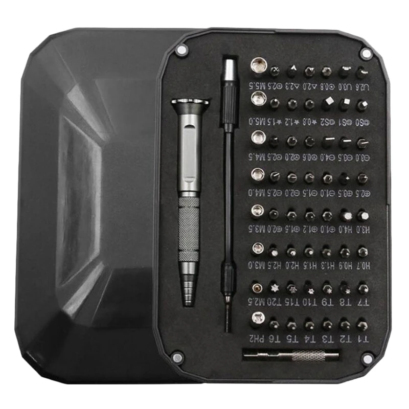 59 in 1 Household Magnetic Screwdriver Set Phillips Y-Tip Torx Hex for MacBook CellPhone PC Camera Repair Tools Kit
59 in 1 Household Magnetic Screwdriver Set Phillips Y-Tip Torx Hex for MacBook CellPhone PC Camera Repair Tools Kit