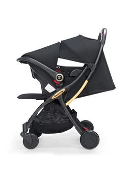 Baby stroller lightweight folding shock-absorbing high landscape can sit and lay one-button folding on the plane
Baby stroller lightweight folding shock-absorbing high landscape can sit and lay one-button folding on the plane