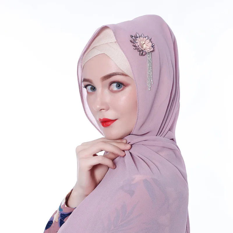 Flower Tassel Handmade Crystal Chiffon Hijab Women Scarves Shawl Headwear Wrap Headscarf Bubble Plain Chiffon Scarf
Flower Tassel Handmade Crystal Chiffon Hijab Women Scarves Shawl Headwear Wrap Headscarf Bubble Plain Chiffon Scarf