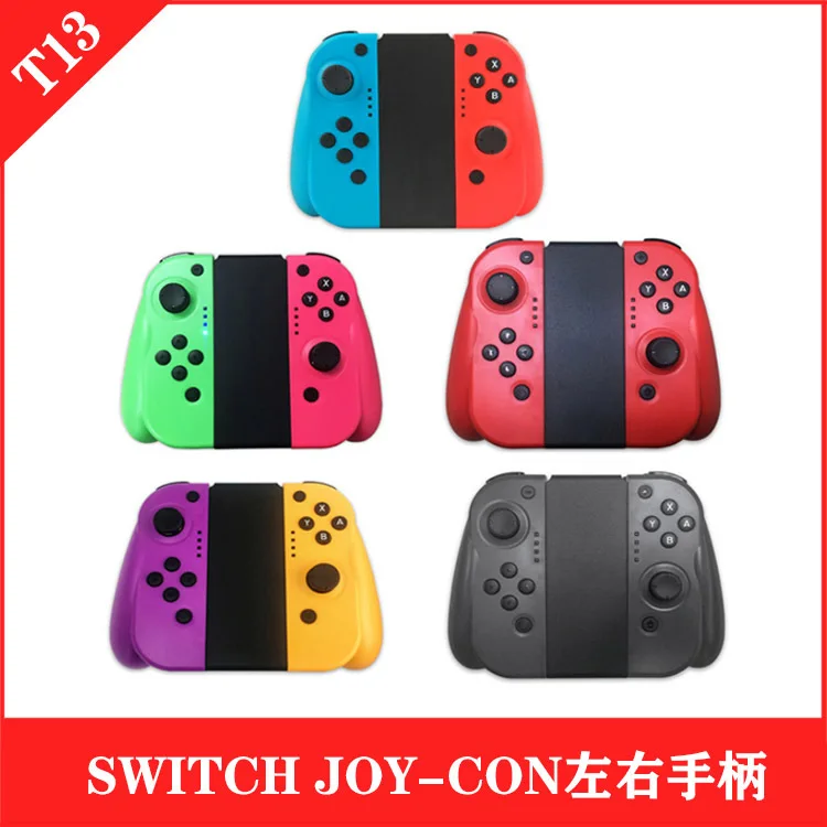 Switch Left and Right Handle JoyCon Left and Right Handle NS Wireless Blue-Tooth Game Handle Body Sense Grip Handle
Switch Left and Right Handle JoyCon Left and Right Handle NS Wireless Blue-Tooth Game Handle Body Sense Grip Handle