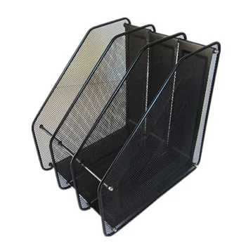 Mesh Metal 3 Compartment Freestanding Desktop Documents / Magazines / Notebooks / Folder Organizer Rack (Black)
Mesh Metal 3 Compartment Freestanding Desktop Documents / Magazines / Notebooks / Folder Organizer Rack (Black)