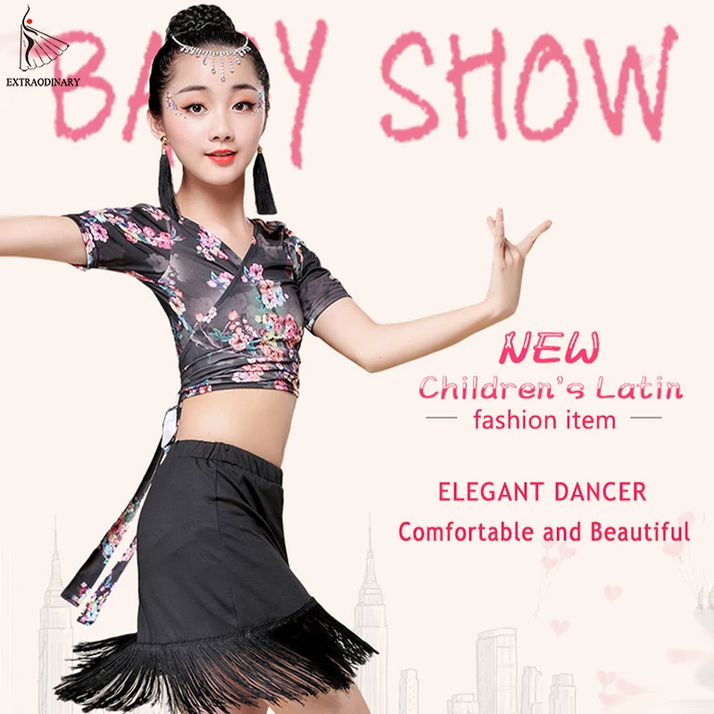 Children Dance Latin Costume Girls Fringe Top adjustable Skirts Ballroom Kids Competition Latin Dance 2 Pieces Set
Children Dance Latin Costume Girls Fringe Top adjustable Skirts Ballroom Kids Competition Latin Dance 2 Pieces Set