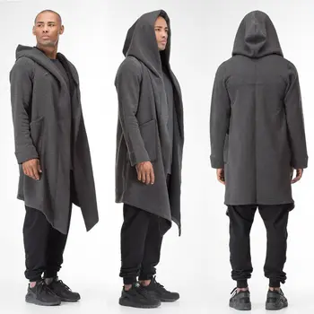 UK Men Women Cardigan Hooded Cloak Cape Coat Long Jacket Trench Outwear Overcoat Solid Color Hooded Long Cardigan Coat
UK Men Women Cardigan Hooded Cloak Cape Coat Long Jacket Trench Outwear Overcoat Solid Color Hooded Long Cardigan Coat