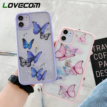 LOVECOM Butterfly Candy Color Glitter Phone Case For iPhone 11 Pro Max XR XS Max 7 8 Plus X Soft TPU Hard PC Back Cover Gift
LOVECOM Butterfly Candy Color Glitter Phone Case For iPhone 11 Pro Max XR XS Max 7 8 Plus X Soft TPU Hard PC Back Cover Gift