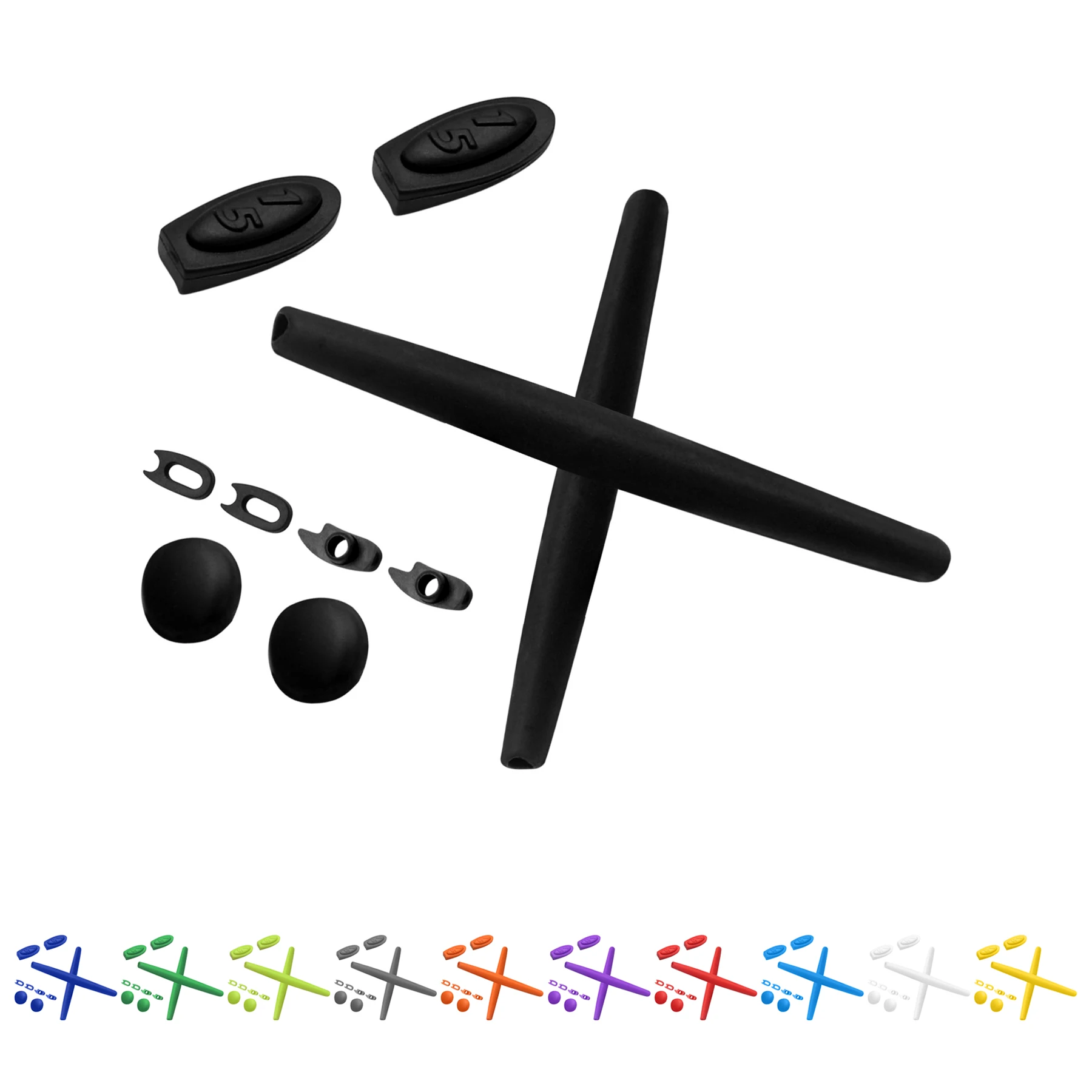 ToughAsNails Rubber Kit Replacement Ear Socks & Nose Pads for-Oakley Romeo 1 Sunglasses - Multiple Options
ToughAsNails Rubber Kit Replacement Ear Socks & Nose Pads for-Oakley Romeo 1 Sunglasses - Multiple Options