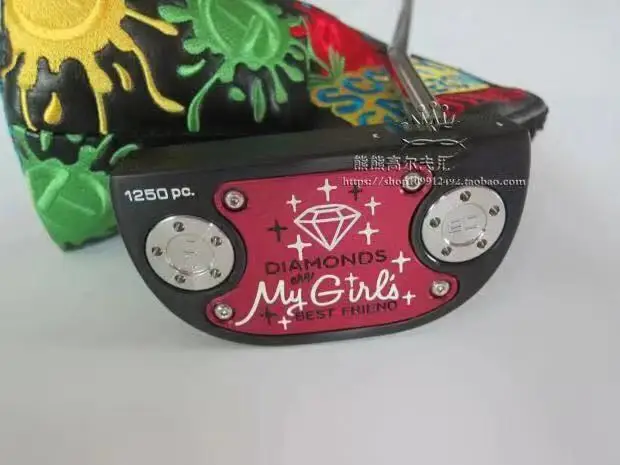 

My Girl putter Golf clubs diamond Golf putter32/33/34/35/36 inch with Golf steel shaft include headcover Free shipping