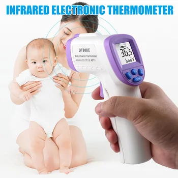 Non-contact Infrared Thermometer Handheld Digital Thermometers Forehead Temperature Meter Hogard
Non-contact Infrared Thermometer Handheld Digital Thermometers Forehead Temperature Meter Hogard