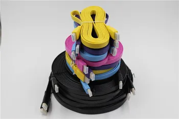 HDMI Cable video cables gold plated 1.4 1080P 3D Cable for HDTV splitter switcher 0.5m 1m 1.5m 2m 3m 5m 10m
HDMI Cable video cables gold plated 1.4 1080P 3D Cable for HDTV splitter switcher 0.5m 1m 1.5m 2m 3m 5m 10m