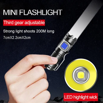High Bright Rechargeable LED Flashlight SST40 Wick Light Torch SST40 Rechargeable Flashlight USB Charger Torch
High Bright Rechargeable LED Flashlight SST40 Wick Light Torch SST40 Rechargeable Flashlight USB Charger Torch