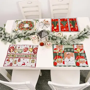 16.5x13.4 Inch Christmas Table Mat Knitted Cloth Placemats Xmas Home Decorations Placemat For Dining Table Christmas
16.5x13.4 Inch Christmas Table Mat Knitted Cloth Placemats Xmas Home Decorations Placemat For Dining Table Christmas