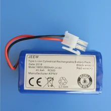 14.8V Battery for Chuwi ILIFE V7 V7s A6 V7s pro Robot Vacuum Cleaner Lithium 18650 Rechargeable Accumulator Replacement 2800mAh
14.8V Battery for Chuwi ILIFE V7 V7s A6 V7s pro Robot Vacuum Cleaner Lithium 18650 Rechargeable Accumulator Replacement 2800mAh
