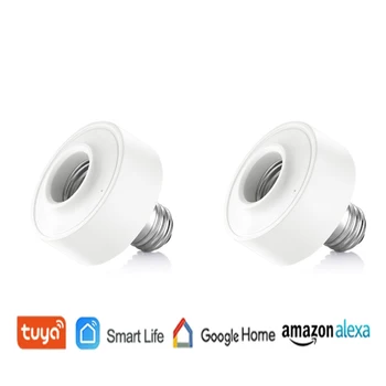 Tuya Smart Life WiFi Light Socket Lamp Holder For E26 E27 Edison Screw Led Bulb Google Home Echo Alexa Voice Control App Timer
Tuya Smart Life WiFi Light Socket Lamp Holder For E26 E27 Edison Screw Led Bulb Google Home Echo Alexa Voice Control App Timer