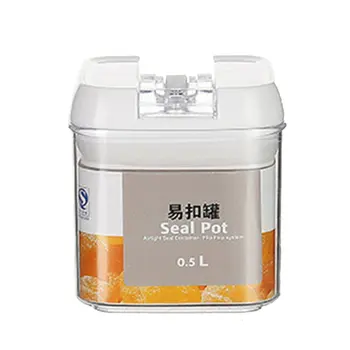 Kitchen Storage Easy To Buckle Insect Proof Sealed Tank Square Fresh Keeping Transparent Plastic Food Storage Tank
Kitchen Storage Easy To Buckle Insect Proof Sealed Tank Square Fresh Keeping Transparent Plastic Food Storage Tank