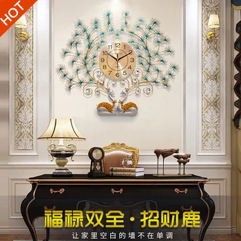 Deer head wall clock simple clock personality creative home decorative table light luxury atmosphere art wall table
Deer head wall clock simple clock personality creative home decorative table light luxury atmosphere art wall table