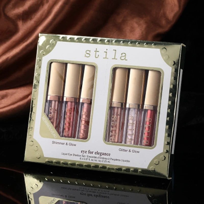 a set 6 shiny liquid eye shadow set European and American style exaggerated liquid large flash 6 colors
a set 6 shiny liquid eye shadow set European and American style exaggerated liquid large flash 6 colors