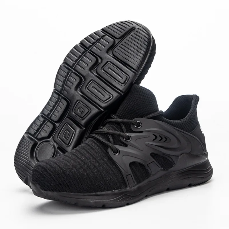 Indestructible Shoes Men and Women Steel Toe Safety Shoes Anti Smashing Men Work Footwear EVA Lightweight Breathable Sneakers image 8