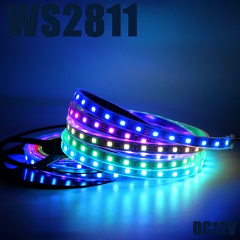 5M WS2811 LED Strip DC12V Ultra Bright Highly Efficient 5050 SMD RGB LEDs High Light Addressable 30/60leds/m White/Black PCB
5M WS2811 LED Strip DC12V Ultra Bright Highly Efficient 5050 SMD RGB LEDs High Light Addressable 30/60leds/m White/Black PCB