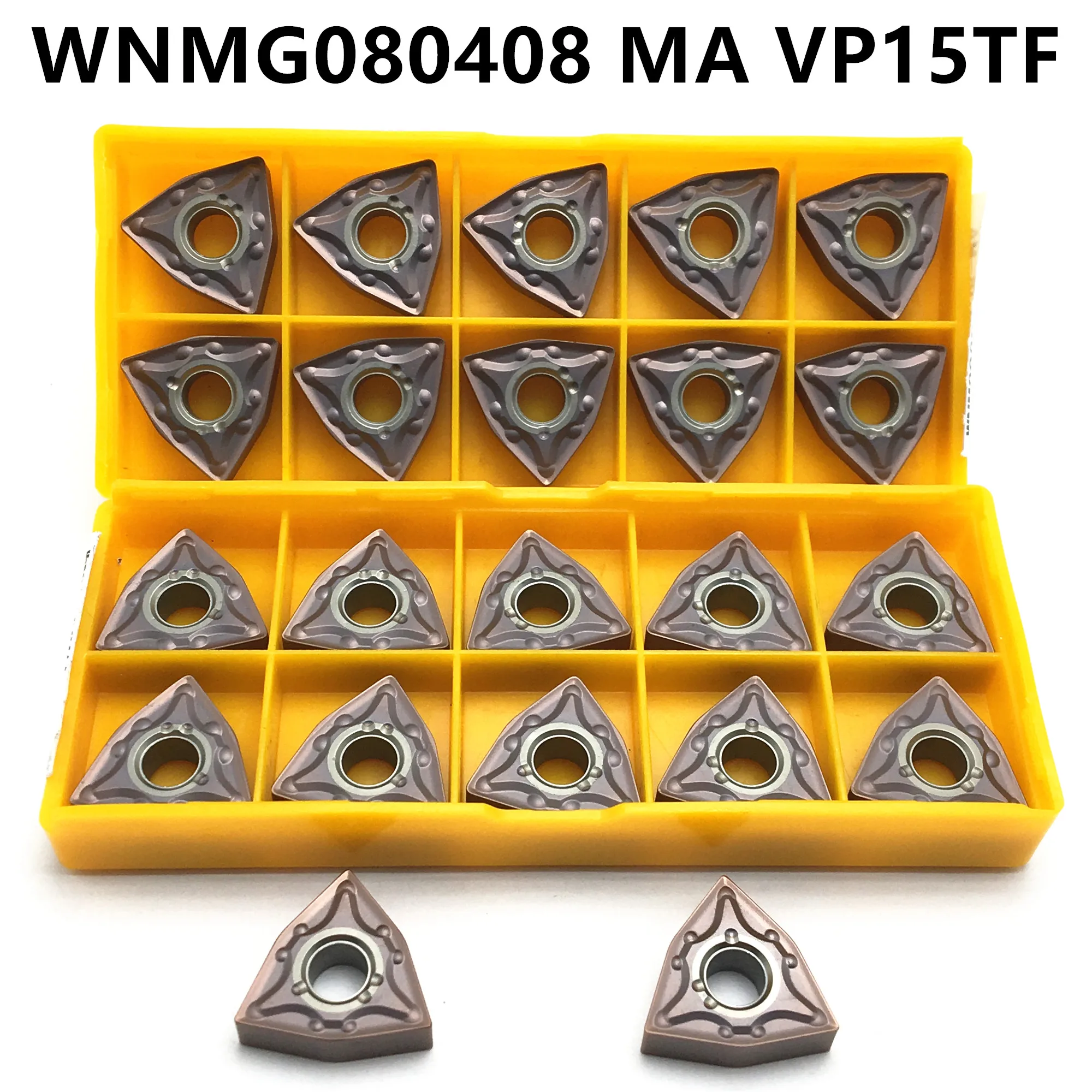 10PCS Carbide Insert WNMG080408 MA VP15TF External Turning Tool WNMG 080408 Lathe Tool CNC Tool Milling Cutter
10PCS Carbide Insert WNMG080408 MA VP15TF External Turning Tool WNMG 080408 Lathe Tool CNC Tool Milling Cutter