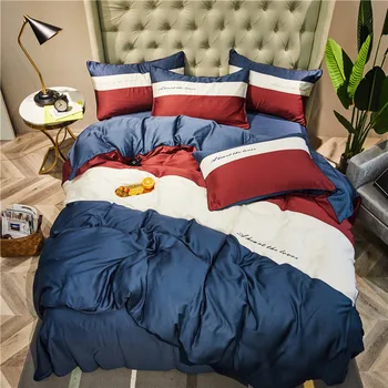 Luxury tencel Bedding Set Duvet Cover Sheet Pillowcase King Queen Twin Size Gray Blue Silkily Bed Linen 
Luxury tencel Bedding Set Duvet Cover Sheet Pillowcase King Queen Twin Size Gray Blue Silkily Bed Linen