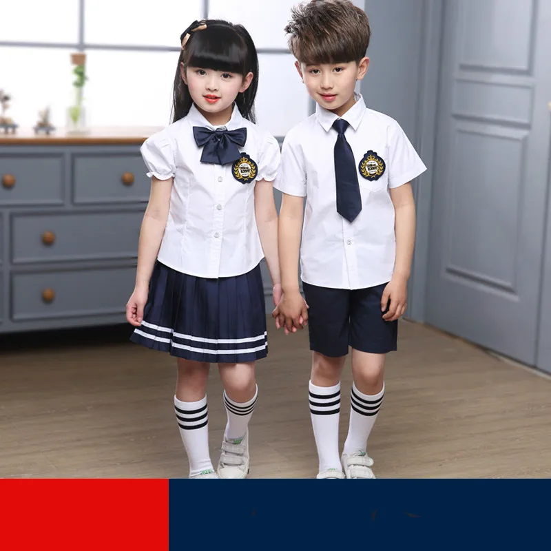 Jk kindergarten uniform summer British wind college wind children's performance set primary and secondary school uniforms
Jk kindergarten uniform summer British wind college wind children's performance set primary and secondary school uniforms