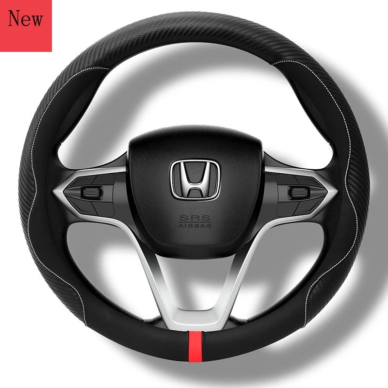 Universal Leather Steering Wheel Cover 37\38cm All Series for Honda Fit Accord City CRV 10 Generation Civic Xrv Vezel Crider
Universal Leather Steering Wheel Cover 37\38cm All Series for Honda Fit Accord City CRV 10 Generation Civic Xrv Vezel Crider