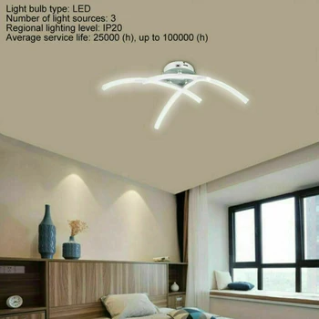 Modern LED Ceiling Light 18W 24W Led Panel Light Aluminium Forked Shaped Ceiling Lamp for Bedroom Living Room Decor Lamp 85-265V
Modern LED Ceiling Light 18W 24W Led Panel Light Aluminium Forked Shaped Ceiling Lamp for Bedroom Living Room Decor Lamp 85-265V