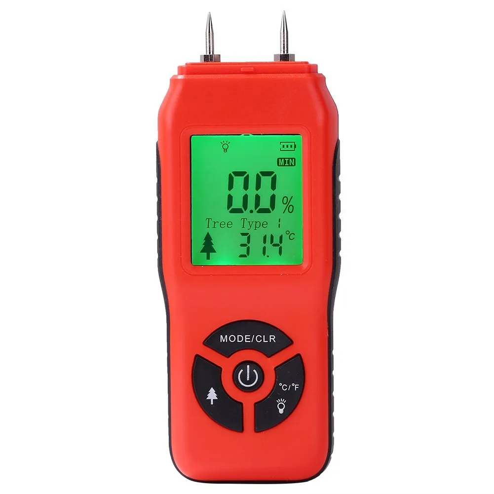 Newest LCD Digital Wood Moisture Meter Plywood Hygrometer Handheld Humidity Testers Detector 
Newest LCD Digital Wood Moisture Meter Plywood Hygrometer Handheld Humidity Testers Detector